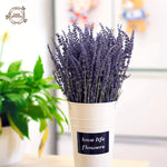 bouquet lavande séchée naturelle fleurs vertes violettes décoration intérieure rustique love life flowers événement