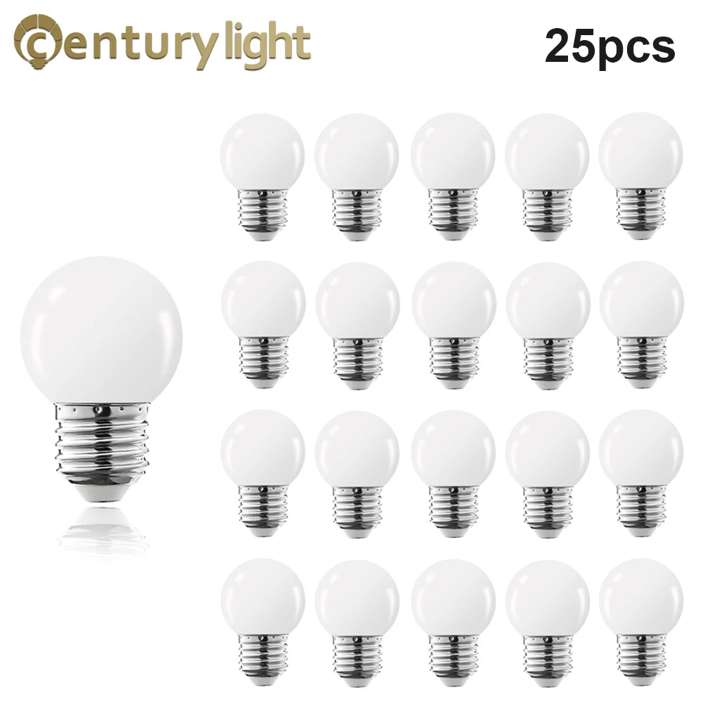 ampoules led blanc chaud globe translucide e27 basse consommation moderne 2w 3w 220v 68mm