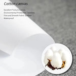 toile d'art abstraite contemporaine peinture l'huile gris beige blanc minimaliste sans cadre mural decoration
