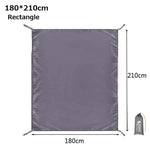 tapis sol imperméable oxford 210d gris moderne sac rangement camping ultraléger