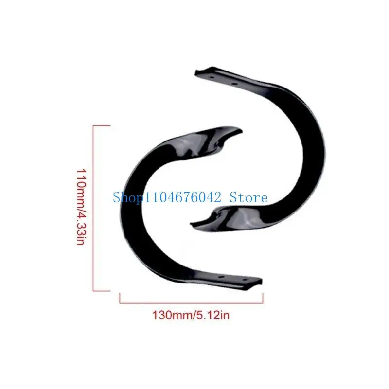supports rideaux argenté noir vis included moderne décoratif fixation murale