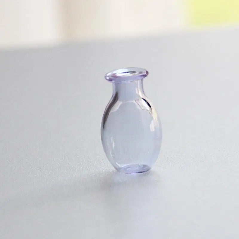 mini vases transparents modernes verre aimants réfrigérateur orange noir bleu violet floral arrangement décoration