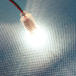 miniatures lampes led fil électrique blanc rouge vert doré filetées industrielles technique éducatives