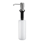 distributeur savon liquide main moderne noir cuivre bronze rouge minimaliste fixations bouteille 500ml