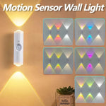 lampe murale moderne adhésif blanc flux lumineux 249 2000 rechargeable capteur mouvement veilleuse prise