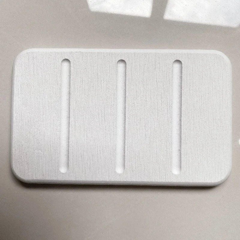 support savon moderne gris clair tissu adhésif salle bain absorbant rapide blanc opacité