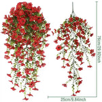 guirlande fleurs artificielles rouge blanche jaune rose violet bleu moderne intérieur décoration maison festive