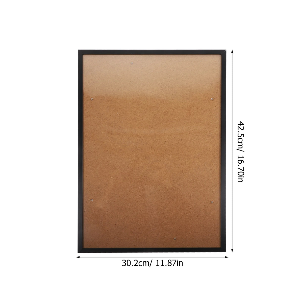 cadre photo moderne minimaliste bois noir beige 30cm 42cm opaque carton epaisseur variable