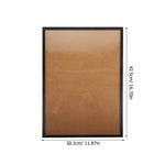 cadre photo moderne minimaliste bois noir beige 30cm 42cm opaque carton epaisseur variable