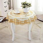 serviette table brodée florale moderne or blanc élégante noël maison fête