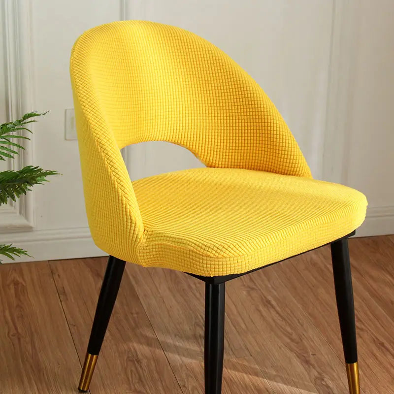 chaise moderne tissu petits points rose clair vert menthe bleu marine beige clair jaune