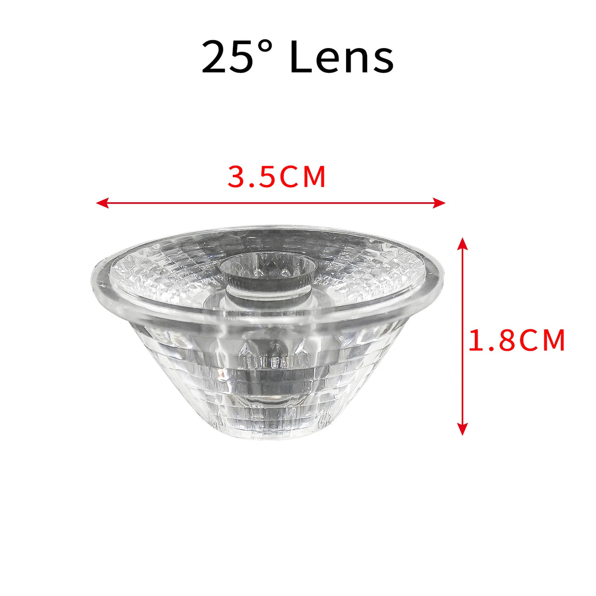 lentille optique transparente noir grille perforations moderne éclairage scène dji professionnel 35deg 45deg