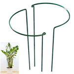 Support plante vert foncé moderne supplémentaires jardin métal robuste
