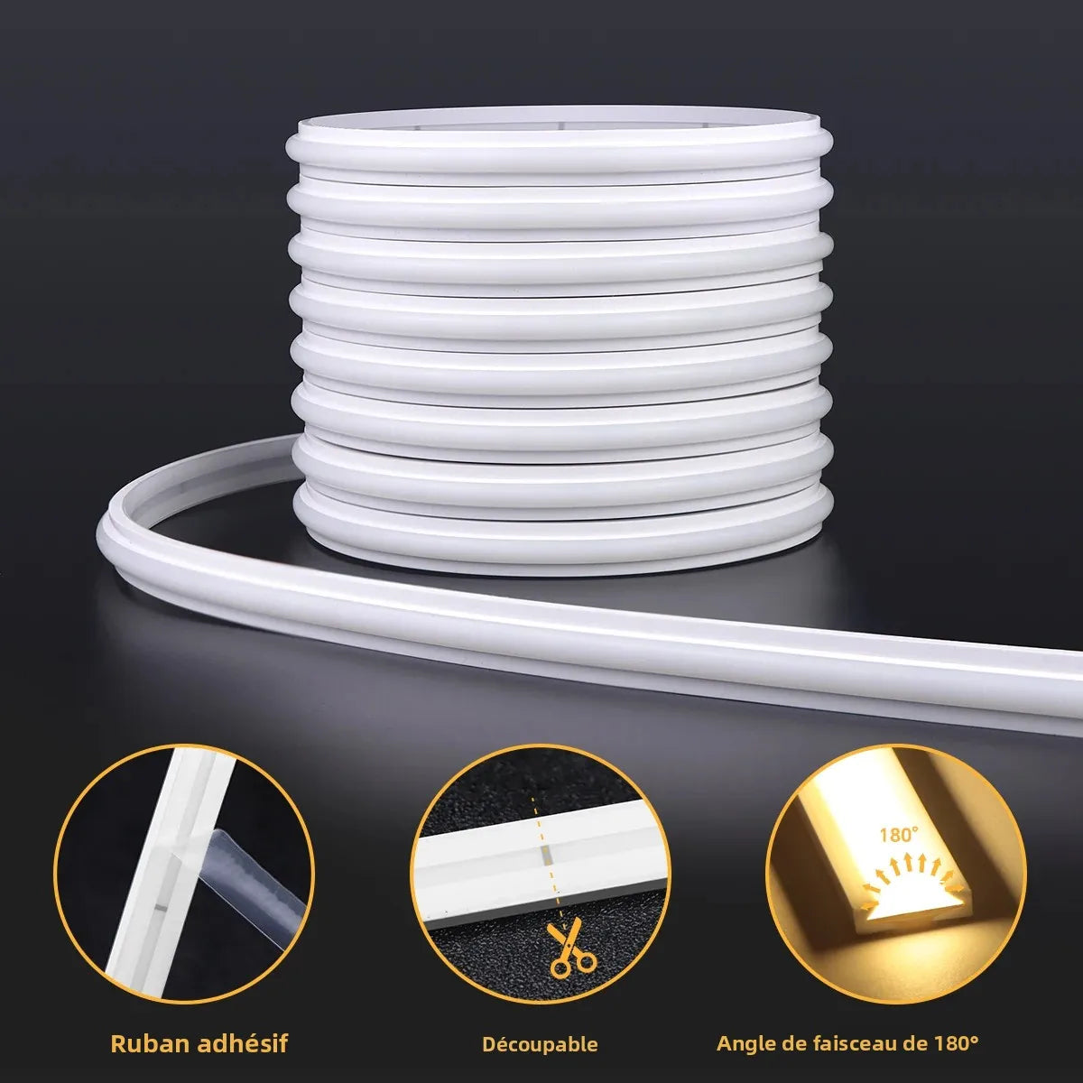 Ruban LED néon minuterie ambiance moderne