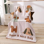 serviette bain douce imprimée double face motif lapins fleurs papillons enfantin multifenctionnelle absorption longue