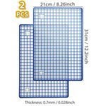 tapis cuisson silicone grille bleu blanc moderne biscuits four pâtisserie antiadhésive réutilisable respectueux environnement