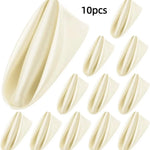serviettes satinées classiques blanc cassé 30cm table maison restaurant festives