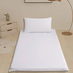 protège matelas blanc anti acariens zippé anti bactéries perméable l'air polyester moderne