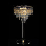vase cristal transparent argenté moderne décoration anniversaire mariage événement festive