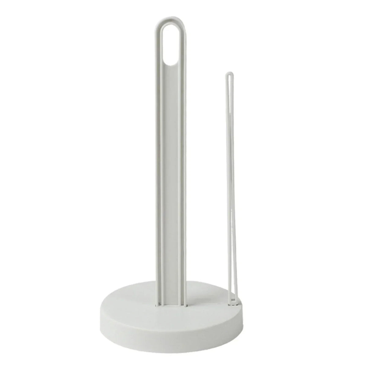 porte rouleau essuie tout blanc moderne cuisine 33cm hauteur 14.5cm largeur minimaliste support papier