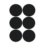 coasters silicone antidérapants antiadhésifs noirs modernes boissons chaudes froides table transparents respectueux environnement