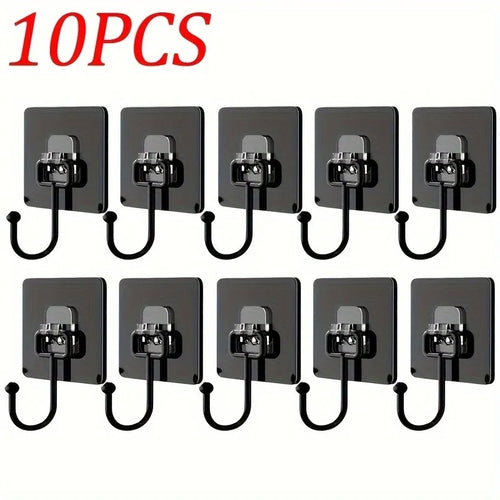 porte sacs cuisine auto adhésifs moderne noir 10 pièces mat étanches salle bains