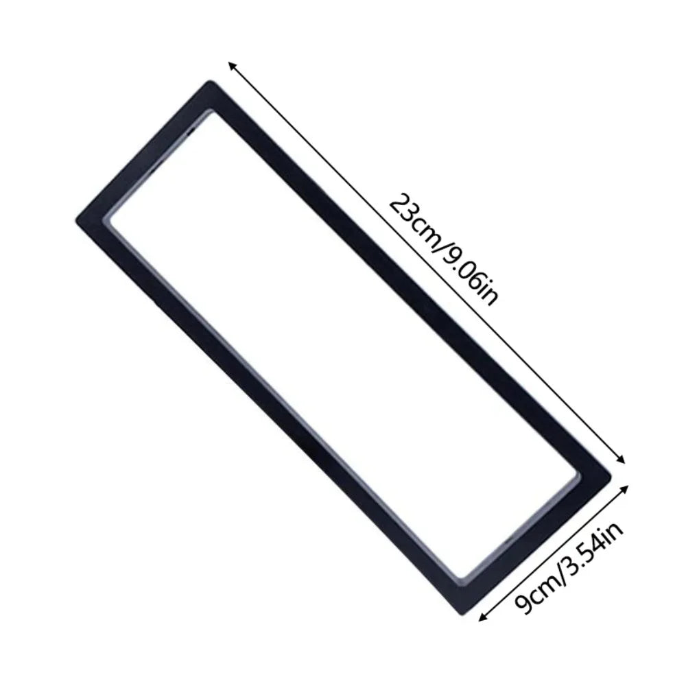 cadre photo transparent contemporain clips noir fleurs séchées boîte rangement bijoux décoration maison 30cm