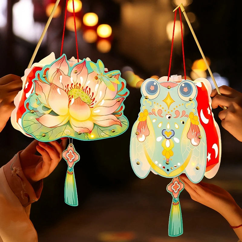 décoration maison lampe artisanale animal oiseau lapin fleur papillon transparent fil suspension tassel