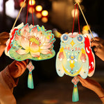 décoration maison lampe artisanale animal oiseau lapin fleur papillon transparent fil suspension tassel