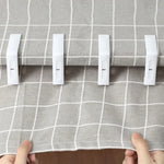 clips fixation nappe blanc moderne pièces plastique opacité usage extérieur