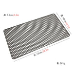 tapis cuisine silicone gris moderne perforé protection évier 72x39.5cmversiblelavabo