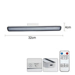 lampe led rechargeable télécommande moderne adhésive 42cm blanc minimaliste chambre