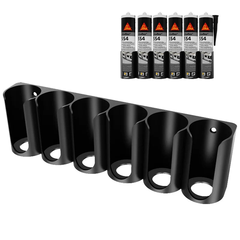 organisateur mural noir bouteilles porte bouteilles silicone moderne rangement garage