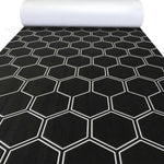 tapis sol mousse eva hexagon noir vert moderne antidérapant adhésif camping surf