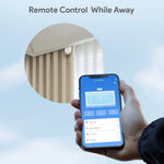 rideau motorisé blanc moderne adhésif bluetooth zigbee télécommande