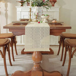 tablecloth beige broderie polyester coton table decoration rustic spring summer autumn