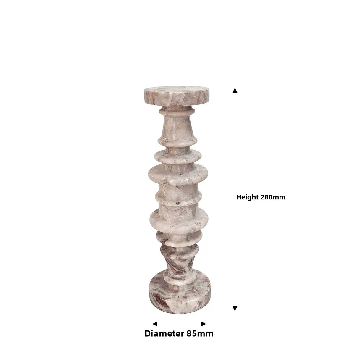 décoration maison moderne vase support bougie marbre noir blanc bois naturel minimalisteintérieur salon chambre
