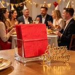 serviettes papier jetables rouges anniversaire décoration table vaissible occasion fête mariage baptême événement