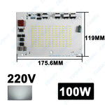 carte led 200w 150w 100w 50w 30w 10w blanc vert rouge noir 6000k driver