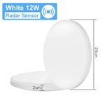 Lampe LED moderne 23cm 32cm 38cm 12W 24W 36W 48W blanc opaque