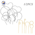 clips table or noir coeurs ronds minimaliste métal 26cm 24.5cm 18cm 28cmiaux clips table