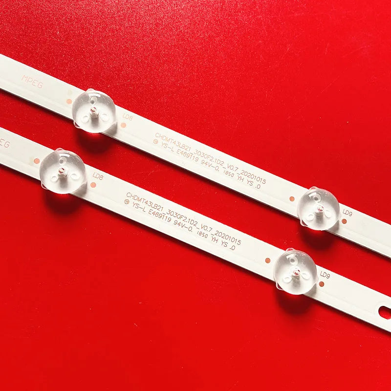 bande lumineuse led blanc moderne adhésive 785mm 2pcs 4connecteurs led
