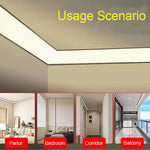 Comparaison des couleurs disponibles pour le profilé LED plafond