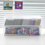 boîte rangement cartes transparente séparateurs réglables poignées moderne réutilisable respectueuse environnement articles divers organiser