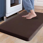 tapis anti fatigue impermeable antidrapant pvc noir facile nettoyage adhésif moderne salon cuisine
