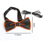 écharpe lumineuse zigzag noir orange moderne mariage anniversaire noël enfants valentin