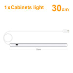 barre led 30cm 40cm 50cm adhésif blanc chargeur moderne nuit prise usb sens 90degrement