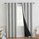 rideau tubulaire polyester opaque moderne gris vert noir plusieurs couleurs texturé aspect mat