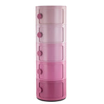 table nuit meuble moderne rose minimaliste tiroirs transparents chambre coucher