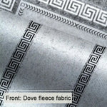 tapis géométrique gris noir bohème moderne antidérapant extérieur salon chambre feutre polyester PVC